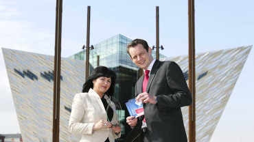 Jacqueline Byrne with Darren McVicker.