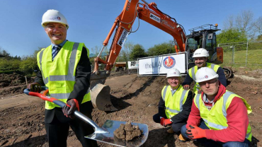 Steve Davies, CEO, The Lighting Industry Association, Iain Grant, Contracts Manager, Pochin Construction Ltd, Paul Hinkins, Chair of Telford Business Board & Tony Howells, BIS (Department for Business