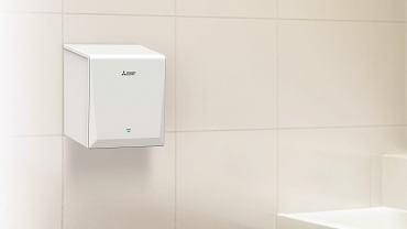 Based on the same principle of high velocity laminar air flow as the original Jet Towel, the new Jet Towel Smart does not have a drying chamber but uses the popular hands-under configuration.