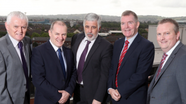 Carillion's Kieran Adams - Senior Contracts Manager and John Morgan - Regional Director Ireland & The Housing Executive's Clark Bailie - Chief Executive, Gerry Flynn - Director of Housing Services, an
