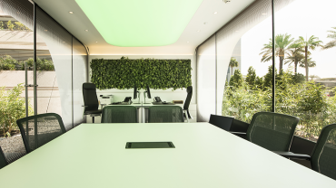 Interior of the Office of the Future.