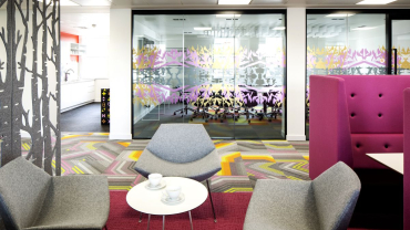 Bandai Namco’s London headquarters building.