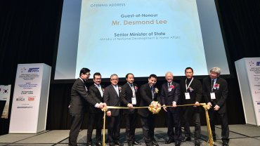 Ribbon-cutting ceremony.