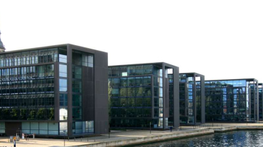 Danish headquarters of Nordea at Christianshavn, Copenhagen. (Photography by Mahlum).