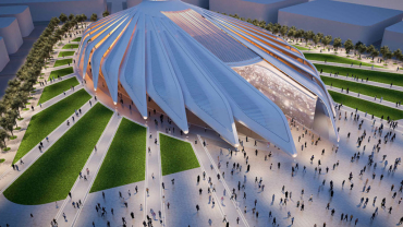 Artists rendering of the UAE Pavillion at Expo 2020 Dubai.