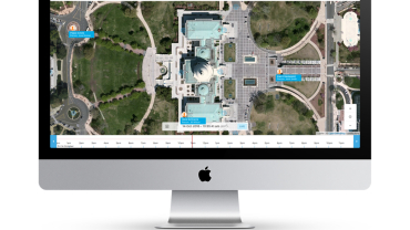 Live map (indoors).