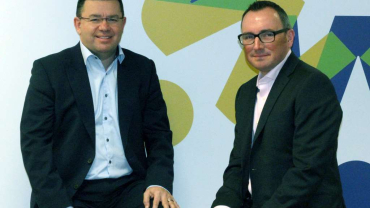 From L-R: ABM UK managing director, Andy Donnell, and ABM Critical Solutions' managing director, David Hogg.