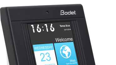 Timebox: automating the clocking procedure saves time for employees and prevents abuse associated with paper-based time sheets.