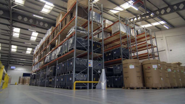 Warehouse safety flooring.