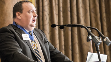 New LIA President, Dave Ribbons.