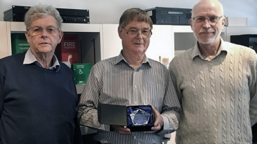 (L-R): Peter Mapp (Peter Mapp & Associates, Acoustic Consultant), David Boxall (a founding director of UK manufacturer Baldwin Boxall Communications Ltd) & Doug Edworthy (Principal Consultant, Edworth