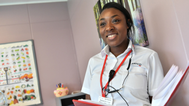 Smiles all round: the latest report from HM Chief Inspector of Prisons welcomed the 'generally positive' atmosphere at the Serco-operated immigration detention centre.