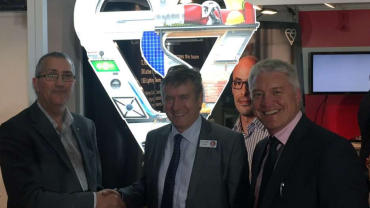 BSI Certification Team Manager Greg Childs with LIA COO Peter Hunt and LIA CEO Steve Davies.