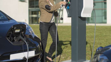 The new charging point provision service for workplaces including consultancy and planning, equipment supply and installation, ground works and cabling, testing and maintenance.