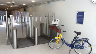 New cycle parking facility.