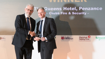 The award was accepted on behalf of the Chubb team by the company’s UK PR Director Sean Feast of Gravity London.