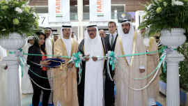 His Highness Sheikh Hamdan Bin Rashid, Deputy Ruler of Dubai, officially inaugurating FM EXPO 2014