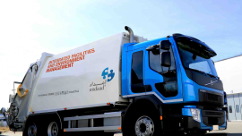 Imdaad waste collection Truck.