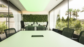 Interior of the Office of the Future.