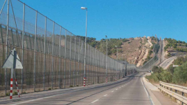 Spain-Morocco border (Photography by Melilla).