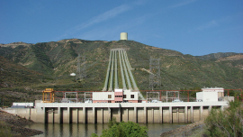 The Castaic Lake Hydroelectric Power Plant. (Photography: Los Angeles Department of Water and Power).