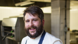 Michael Barnes, Grazing's new head chef.