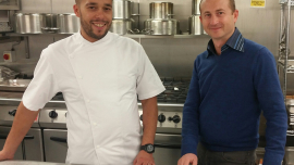 Robbie Lorraine, Executive Chef, Grazing (left) and Sam Hurst, Grazing, CEO (right).