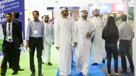 Visitors at the four co-located events on September 25. ×
