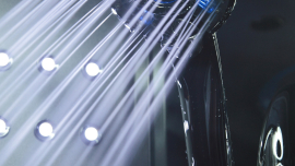 Digital hand shower.